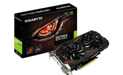 Відеокарта Gigabyte PCI-Ex GeForce GTX 1060 Windforce 3GB GDDR5 (192bit) (1506/8008) (2 x DVI, HDMI, DisplayPort) (GV-N1060WF2-3GD) Б/У