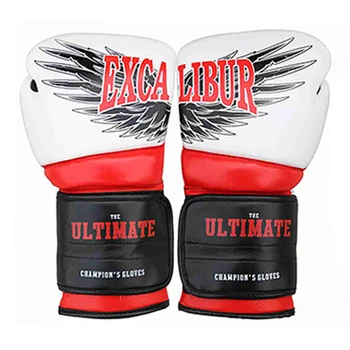 Боксерські рукавиці Excalibur 8031-02 Ultimate (14 oz) білий/червоний/чорний