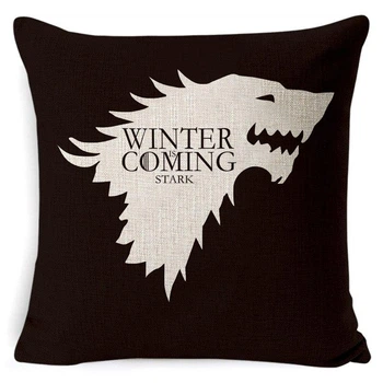 Декоративная подушка Generic Games Of Thrones - Игры Престолов - Старк "Зима близко", 45х45 см Принт 507