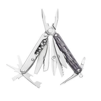 Мультитул LEATHERMAN Juice S2- GRANITE GRAY, кожаный чехол, карт. коробка (831944)