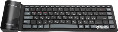 Клавіатура силіконова Crown CMK-6001 Black