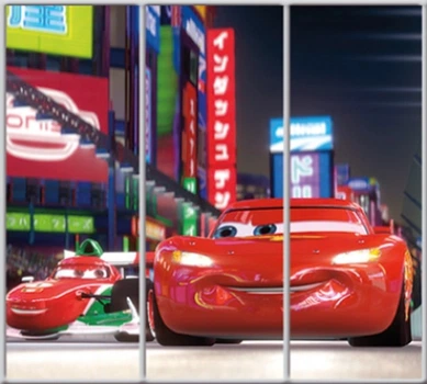 Шкаф купе Luxe Studio Стандарт-1 Фотопечать Disney-1 2200x2200x600 трехдверный (60704)