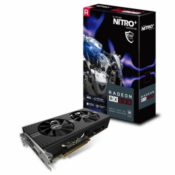 Видеокарта Sapphire Radeon RX 580 Nitro+ 8GB GDDR5 (256bit) (1411/8000) (DVI, 2 x HDMI, 2 x DisplayPort) (11265-01-20G) Б/У