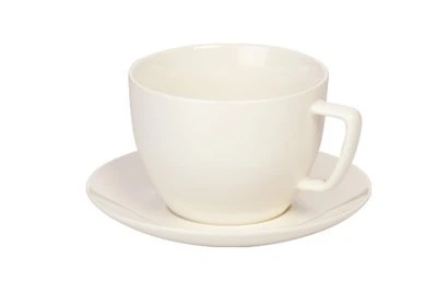 Большая кружка CREMA, с блюдцем Tescoma 387139
