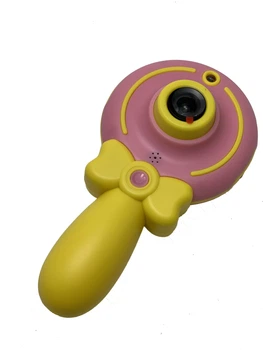 Детская камера BabyCam с режимом фото видео селфи с картой памяти Розовая