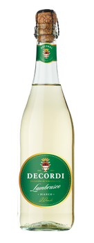 Вино ігристе Decordi Lambrusco Bianco Amabile біле напівсолодке 0.75 л 8% (8008820148843_8008820163365)