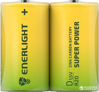 Батарейка Enerlight Super Power D 2 шт. (80200202)