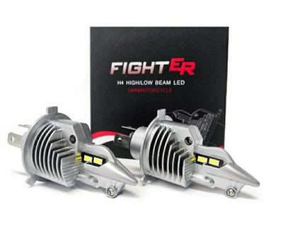 Автомобильные светодиодные лампы с цоколем H4 Fighter CREE GSP 6500К 11600 lm 9-36V Autoexpect (35304)
