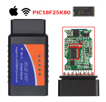 Универсальный автосканер адаптер для диагностики авто Wi-Fi ELM327 v1.5 OBD2 PIC18F25K80