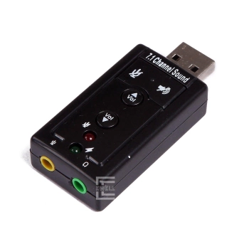 Звуковая карта Ewell USB-SOUND Virtual 7.1 Channel(EW062)