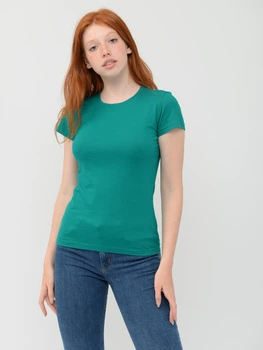 Футболка хлопковая женская Sol's Imperial Women 11502270 XL Зеленая