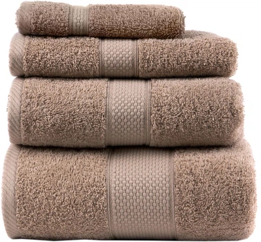 Махровое полотенце Arya Miranda Soft 50х90 Бежевое (8680943039354)