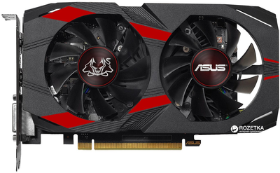 Видеокарта Asus PCI-Ex GeForce GTX 1050 Ti Cerberus 4GB GDDR5 (128bit) (1341/7008) (DVI, HDMI, DisplayPort) (CERBERUS-GTX1050TI-O4G)