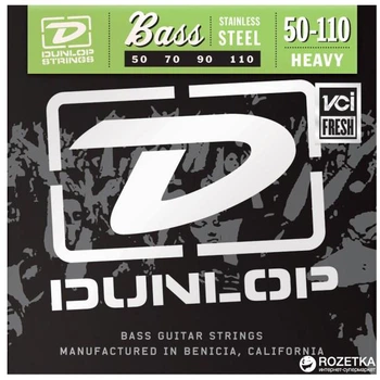 Струны для бас-гитар Dunlop DBS50110 Stainless Steel Heavy (50-110)