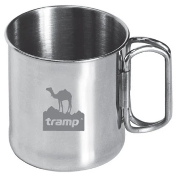 Кухоль похідний зі складними ручками 300 мл Tramp TRC-011, сталевий (SH002856)