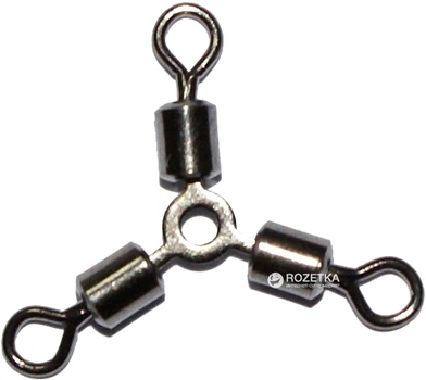 Вертлюг MiniMax O-shape Three Way Rollyng Swiwels №4 30 кг 10 шт. (YM-1019-4)