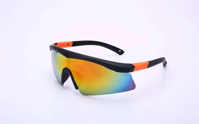 Велоокуляри сонцезахисні окуляри Oakley Чорний-помаранчевий BD7901