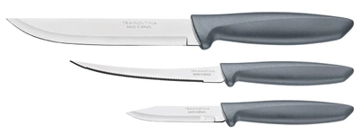 Набор ножей Tramontina Plenus из 3 шт Серый (23498/613)