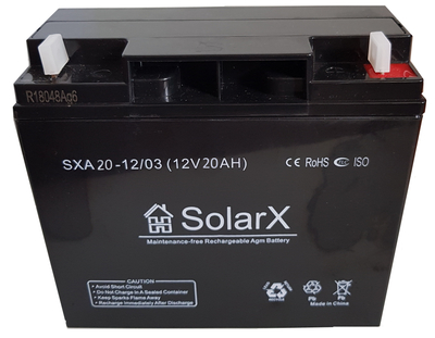 Акумуляторна батарея SolarX SXA 20-12