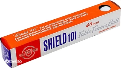 Мячи для настольного тенниса Shield 101 6 шт белый (G1801)