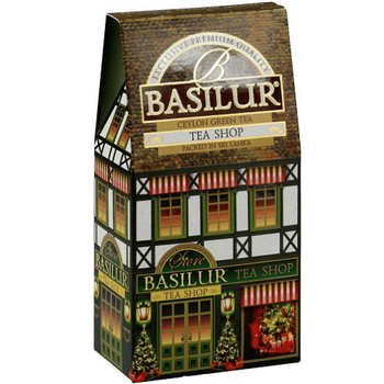 Зелений чай Basilur чайний магазин картон 100 г