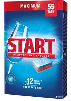 Таблетки для посудомийної машини Start Maximum 55 шт (4820207100077)