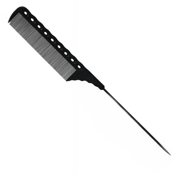 Гребень Y.S.Park YS 116 Tail Comb с хвостиком серый
