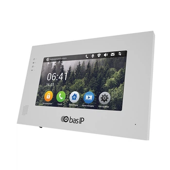 IP-видеодомофон BAS-IP AP-07L BAS-IP белый / черный / серебро
