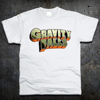 Футболка Fruit of the Loom Логотип Гравити Фолз Logo Gravity Falls Белый 140 см (1193266)