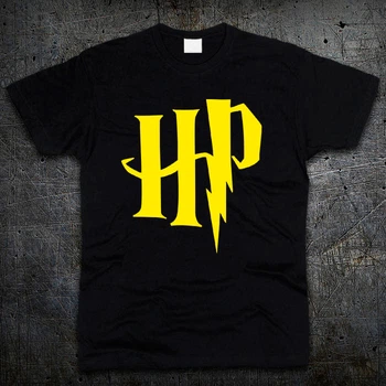 Футболка Fruit of the Loom Логотип Гарри Поттер Logo Harry Potter Черный S (3194115)