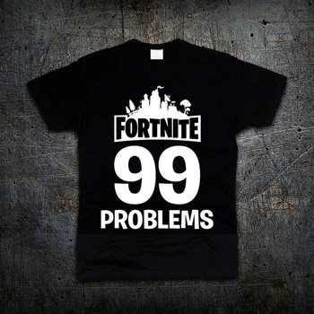 Футболка Fruit of the Loom 99 Problems Фортнайт Fortnite Черный L (5195730)