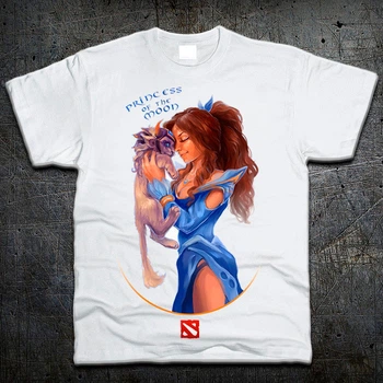 Футболка Fruit of the Loom Герой Мирана Дота 2 Mirana Dota 2 Белый 140 см (1193344)