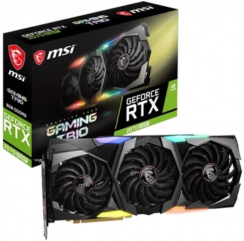 Видеокарта GF RTX 2070 Super 8GB GDDR6 Gaming Trio MSI (GeForce RTX 2070 Super Gaming Trio)