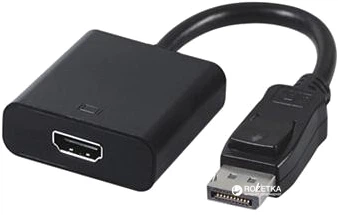 Перехідник Cablexpert A-DPM-HDMIF-002 DisplayPort - HDMI 0.1 м (A-DPM-HDMIF-002)