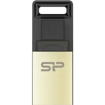 USB флеш накопитель Silicon Power 16Gb Mobile X10 , OTG, Champague (SP016GBUF2X10V1C)