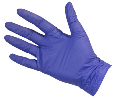 Рукавички нітрилові PREMIUM (3,5 г) колір Фіолетовий (100шт/уп) Care365