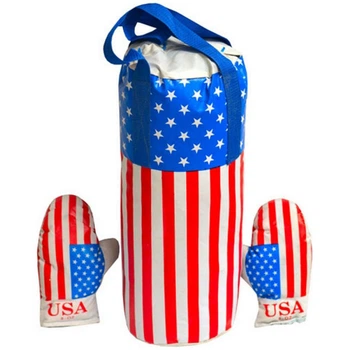 Детская боксерская груша с перчатками USA средняя Danko Toys (103003 M-USA)