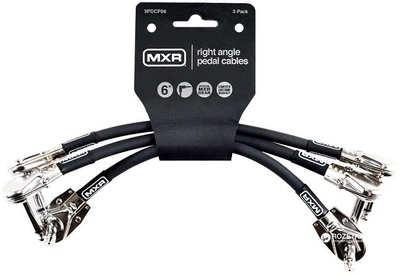 Инструментальный патч-кабель Dunlop 3PDCP06 MXR 0.15 м 3 шт. Black