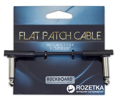Инструментальный патч-кабель RockBoard RBOCABPC F5 BLK Flat 0.05 м Black