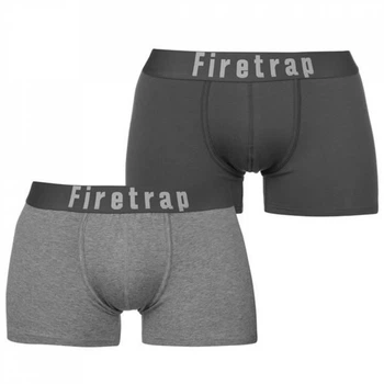 Труси Firetrap 2 Pack Trunks Grey / GreyMarl, L (48) (10074817)