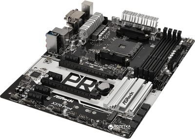 Материнская плата ASRock X370 Pro4 (sAM4, AMD X370, PCI-Ex16)