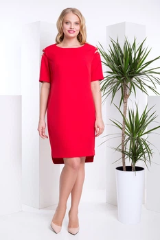 Платье "Орфея" (красный) 52 (XXL)
