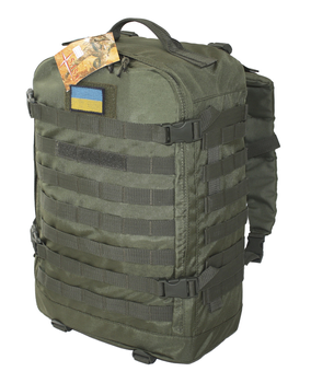 Тактичний, штурмовий супер-міцний рюкзак 5.15.b 32 літрів олива РБІ