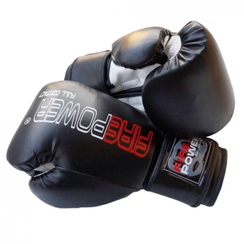 Боксерські рукавички FirePower FPBGА1 NEW (14oz) Чорні