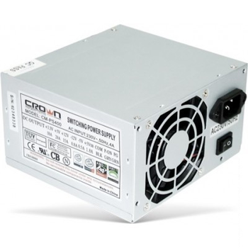 Блок питания Crown Standart 400W ATX CM-PS400W silver