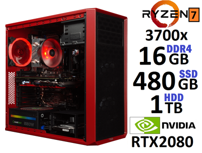Компьютер Игровой Ryzen 7 3700X RTX2080