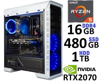 Компьютер Игровой Ryzen 5 3500 RTX2070 V1