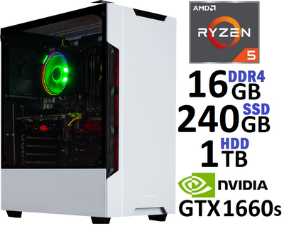 Компьютер Игровой Ryzen 5 2600 GTX1660 Super V2