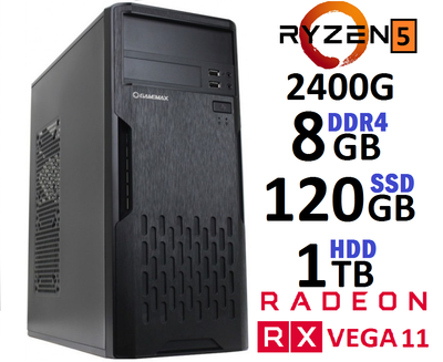 Игровой компьютер Ryzen 3 2200G