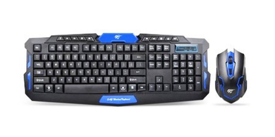 Клавиатура+мышь HAVIT HV-KB559GCM black/blue